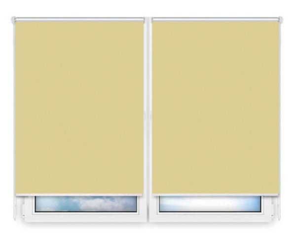 Рулонные шторы Мини Куба-жёлтый цена. Купить в «Мастерская Жалюзи»